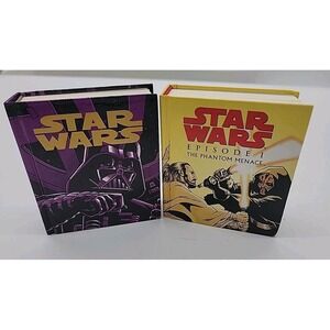 Lot of 2 Star Wars & Episode I Mighty Chronicles 1997 Mini Book John Whitman NEW
